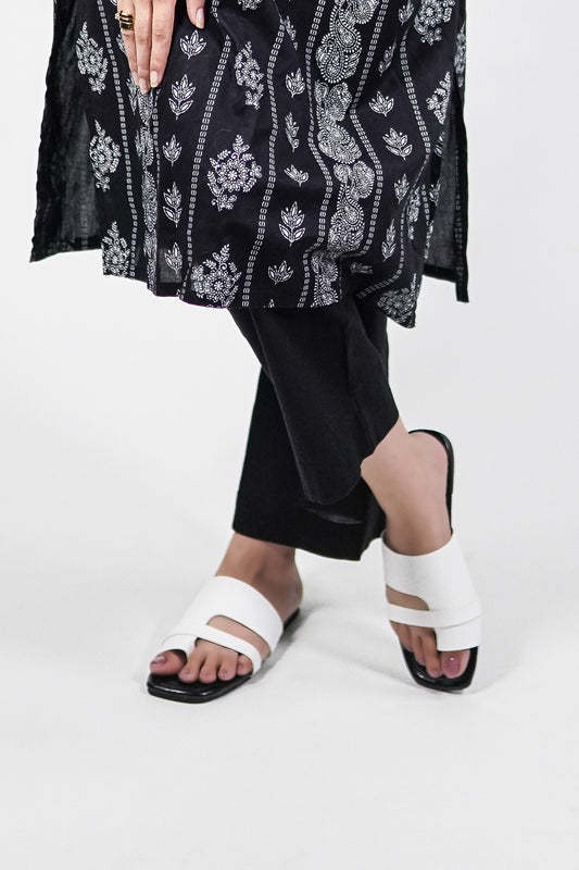 Urban Ease Slides - Black White