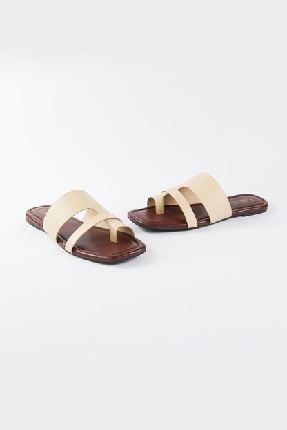 Urban Ease Slides - Brown Beige