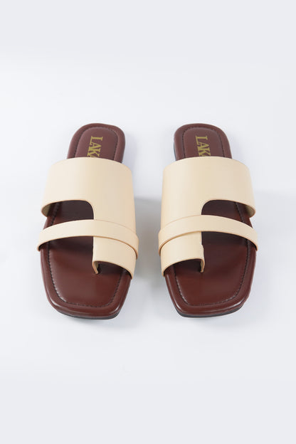 Urban Ease Slides - Brown Beige